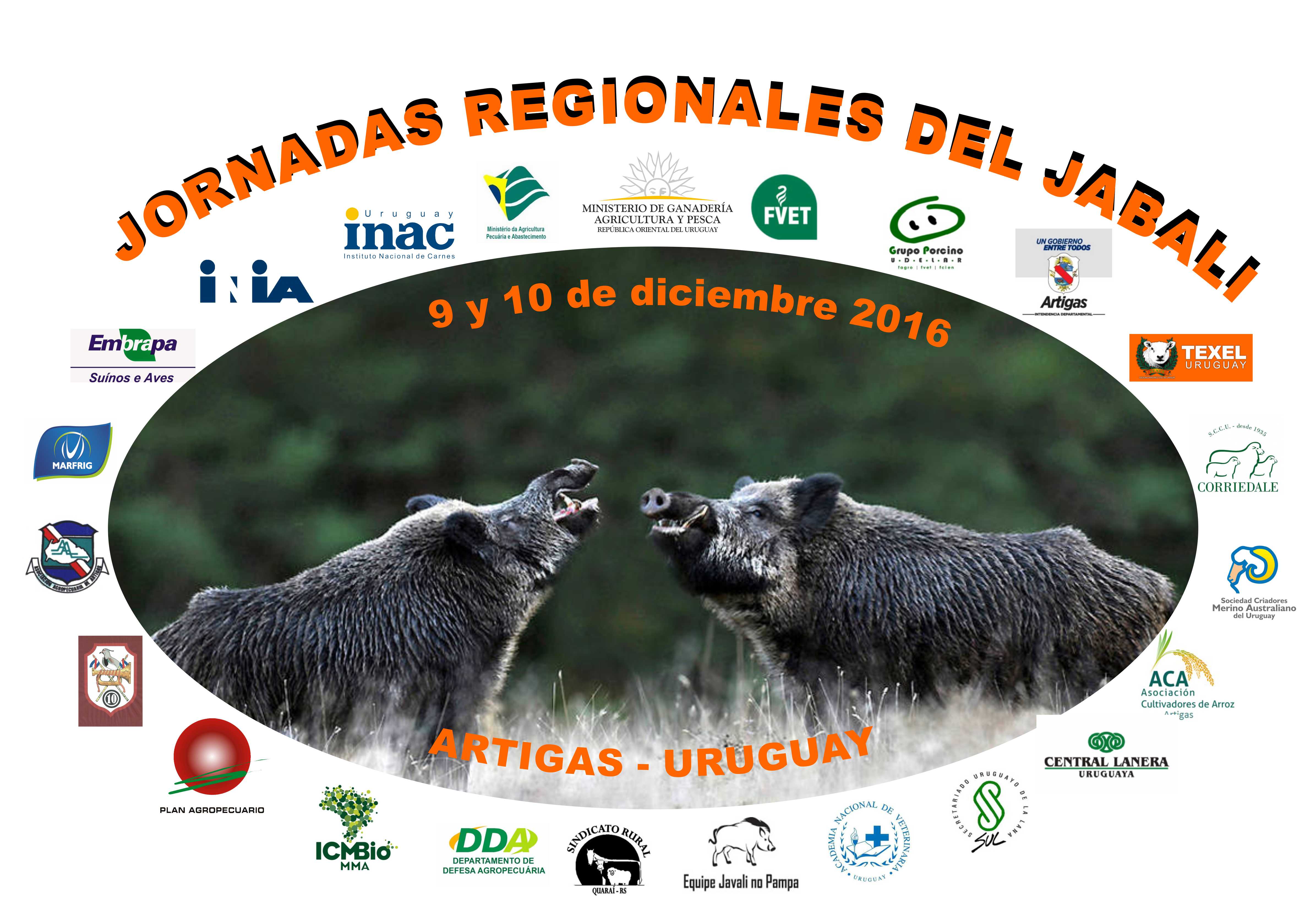 Poster Jornadas Regionales del Jabalí 2016
