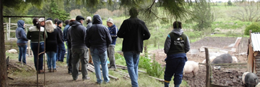 Visita al predio de Albérico Alonso
